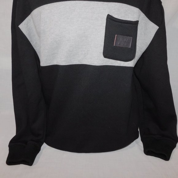 NKLS Mens XL Black Gray Crewneck Sweatshirt - Picture 7 of 11